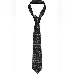 Men's Math Nerd Tie Funny Necktie Novelty Tie Gift For Men